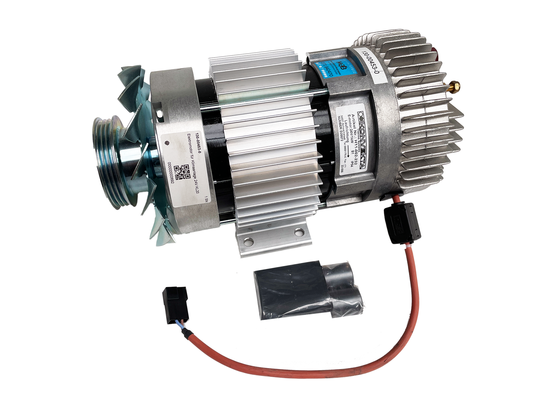 Elektromotor für Klimaanlage 24V KL20, Vergleichs-Nr.: H11-002-232, H11002232, IM3028, AMK6128, 11213231, 11.213.231, 11213109, AMK6111, MEB-Nr.: 130-00453-0 